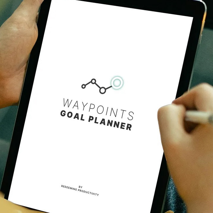 Planning Waypoint Waypoints Goal Planner (Spiral Bound) – Redeeming Productivity